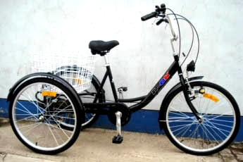 24" shimano 6 speed Tricycle